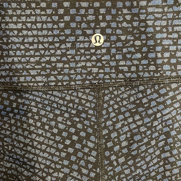 Lululemon Wunder Under Pant III Shatter Weave Desert Teal Alberta Lake size 4 - Picture 4 of 7
